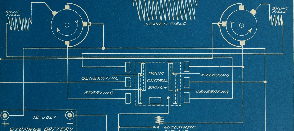 An illustration from Wells' auto-electricians' handbook; a reference book of adjustments, tests, repairs and performance of electric lighting and starting equipment on automobiles, 1922, leaf 584