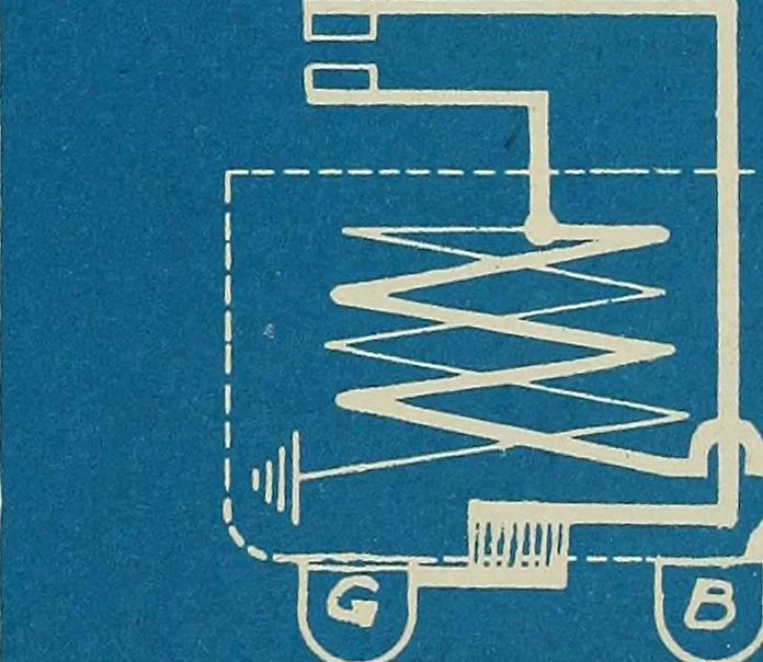 An illustration from Wells' auto-electricians' handbook; a reference book of adjustments, tests, repairs and performance of electric lighting and starting equipment on automobiles, 1922, leaf 590