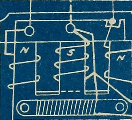 An illustration from Wells' auto-electricians' handbook; a reference book of adjustments, tests, repairs and performance of electric lighting and starting equipment on automobiles, 1922, leaf 610