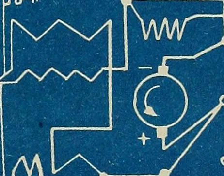 An illustration from Wells' auto-electricians' handbook; a reference book of adjustments, tests, repairs and performance of electric lighting and starting equipment on automobiles, 1922, leaf 610