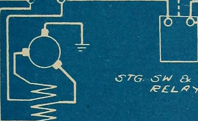 An illustration from Wells' auto-electricians' handbook; a reference book of adjustments, tests, repairs and performance of electric lighting and starting equipment on automobiles, 1922, leaf 632
