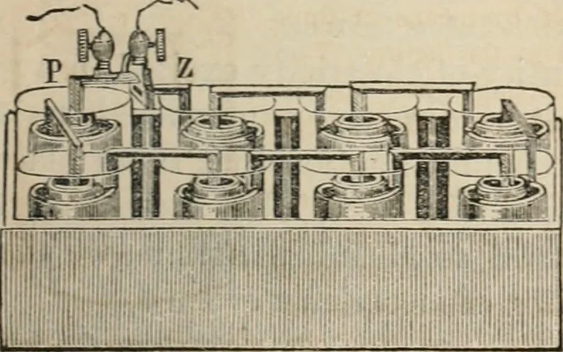 An illustration from Well's natural philosophy : for the use of schools, academies and privte students, introducing the latest results of scientific discovery and research ; arranged with special reference to the practical application of physical science to the arts and the experiences of everyday life ; with three hundred and seventy-five engravings, 1873, leaf 412