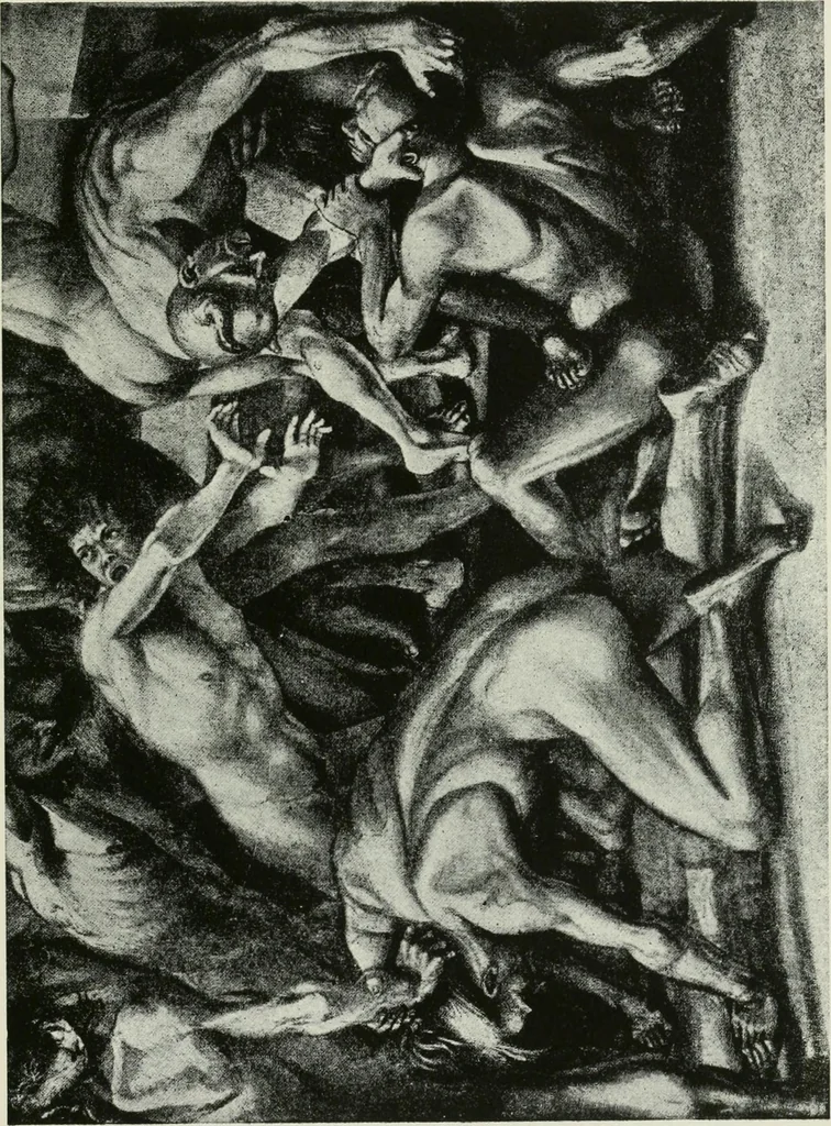An illustration from Weltanschauungsprobleme und Lebenssysteme in der Kunst der Vergangenheit, 1918, leaf 120