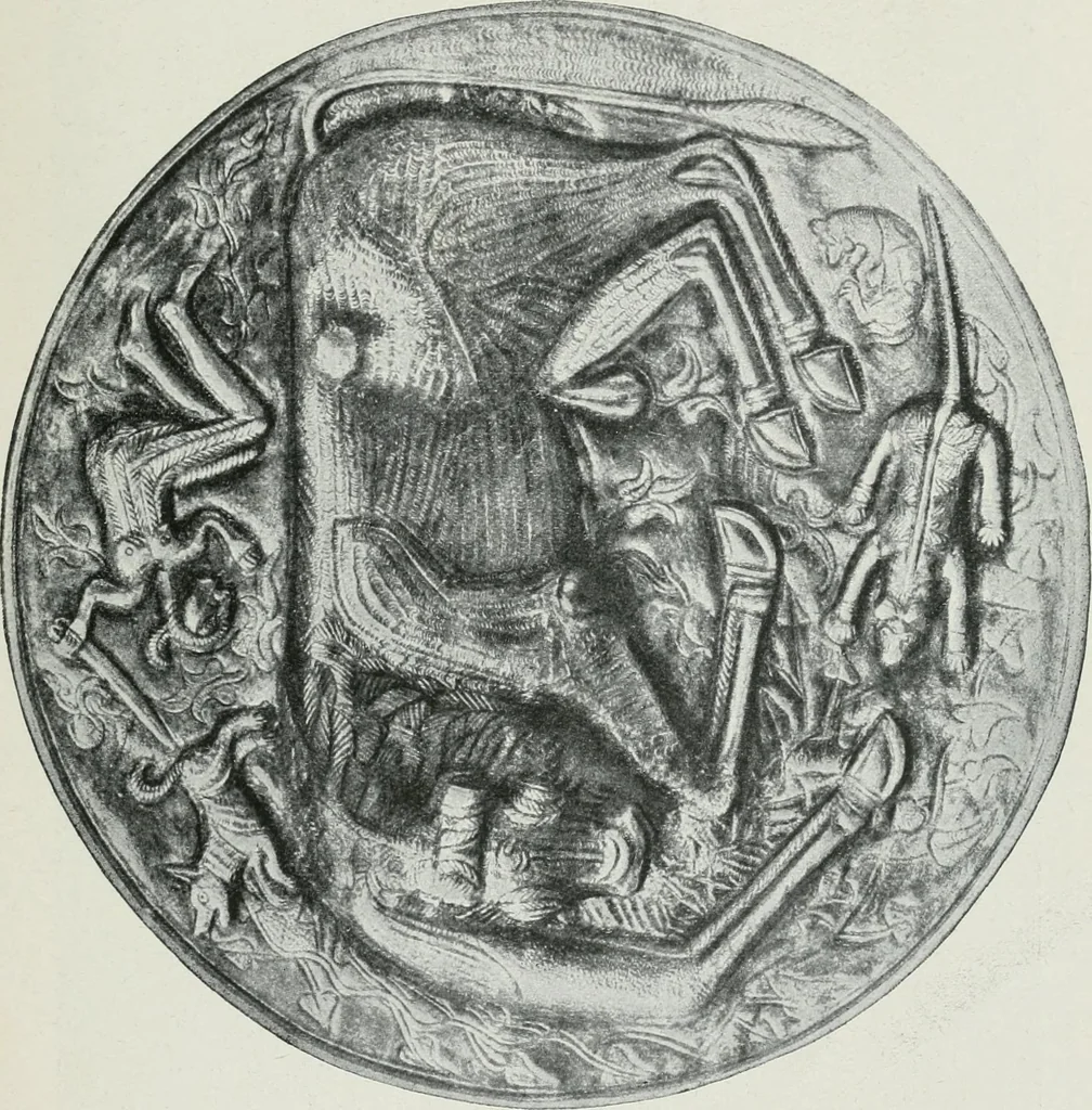 An illustration from Weltanschauungsprobleme und Lebenssysteme in der Kunst der Vergangenheit, 1918, leaf 132