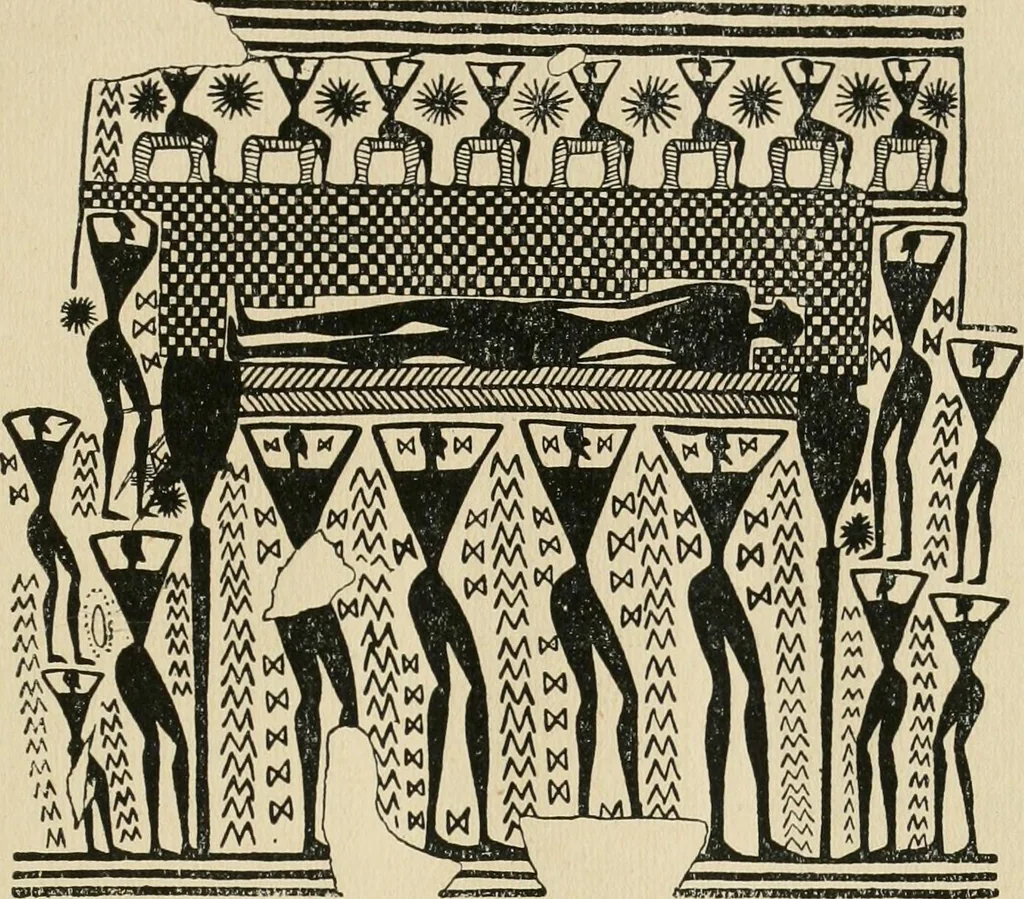 An illustration from Weltanschauungsprobleme und Lebenssysteme in der Kunst der Vergangenheit, 1918, leaf 32