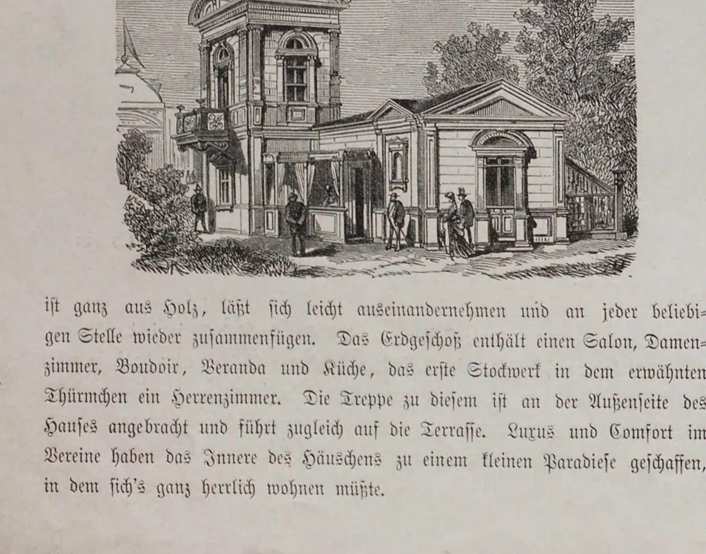 An illustration from Weltausstellungs-Album : Erinnerung an Wien 1873, 1873, leaf 10
