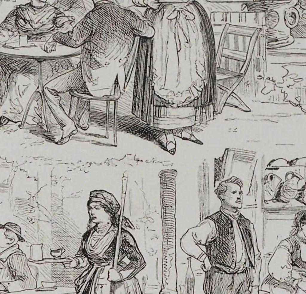 An illustration from Weltausstellungs-Album : Erinnerung an Wien 1873, 1873, leaf 21