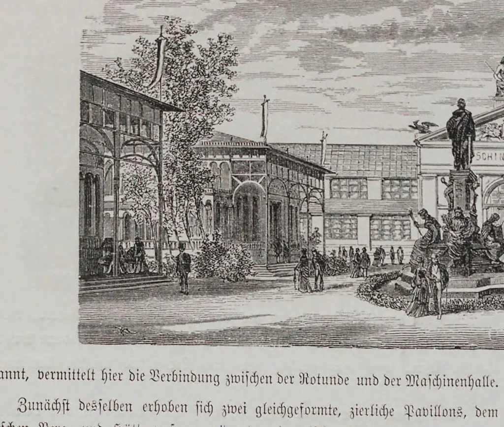 An illustration from Weltausstellungs-Album : Erinnerung an Wien 1873, 1873, leaf 25