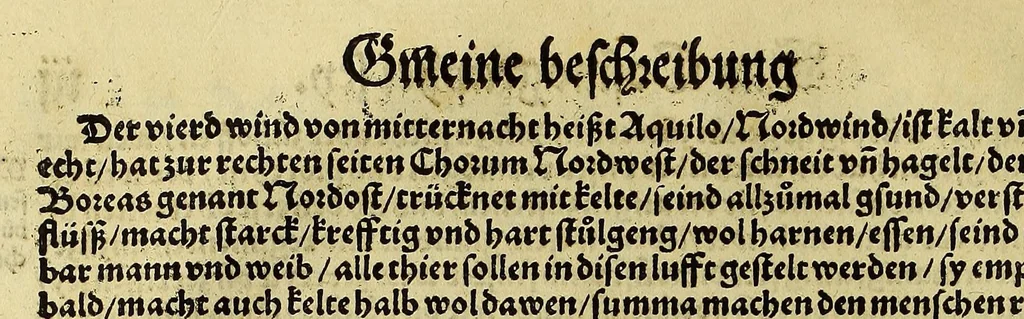 An illustration from Weltbuch : Spiegel vnd Bildtniss des gantzen Erdtbodens, 1534, leaf 18