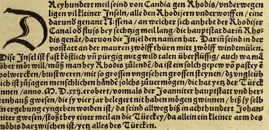 An illustration from Weltbuch : Spiegel vnd Bildtniss des gantzen Erdtbodens, 1534, leaf 47
