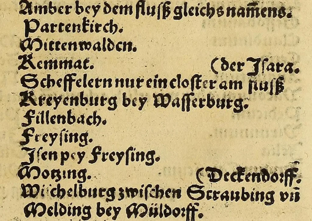 An illustration from Weltbuch : Spiegel vnd Bildtniss des gantzen Erdtbodens, 1534, leaf 61