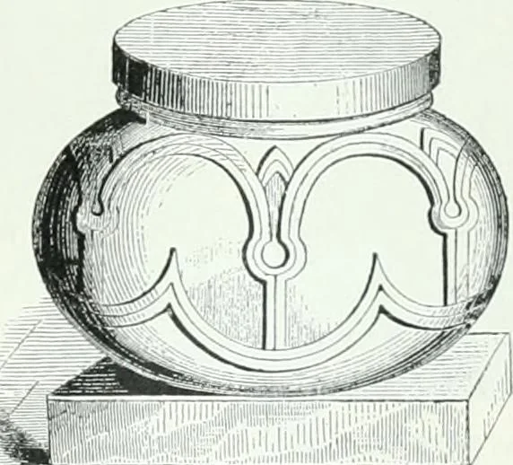 An illustration from Weltgeschichte der Kunst bis zur Erbauung der Sophienkirche, 1888, leaf 100