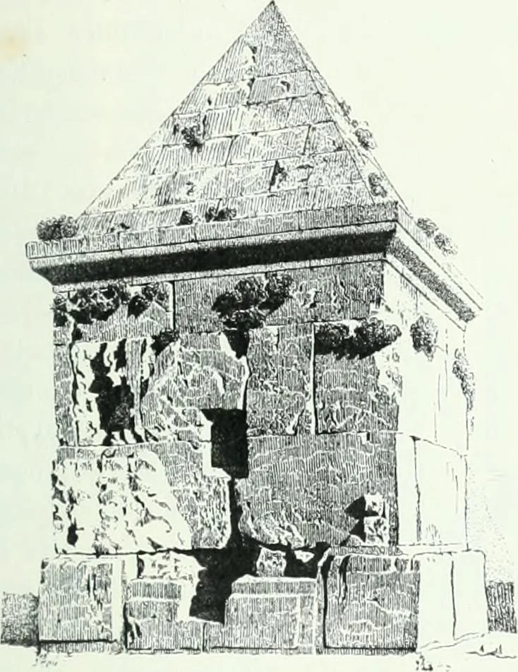 An illustration from Weltgeschichte der Kunst bis zur Erbauung der Sophienkirche, 1888, leaf 128