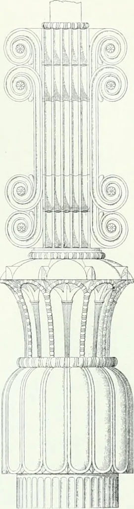 An illustration from Weltgeschichte der Kunst bis zur Erbauung der Sophienkirche, 1888, leaf 130