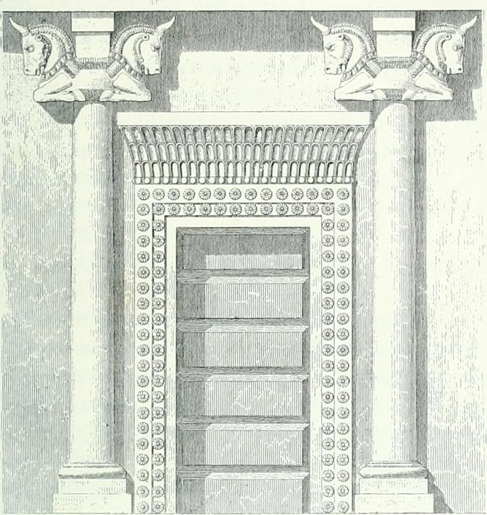 An illustration from Weltgeschichte der Kunst bis zur Erbauung der Sophienkirche, 1888, leaf 130