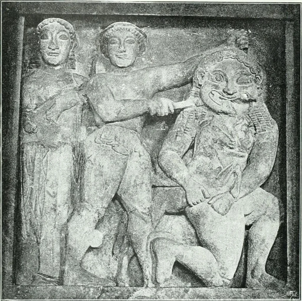 An illustration from Weltgeschichte der Kunst bis zur Erbauung der Sophienkirche, 1888, leaf 136
