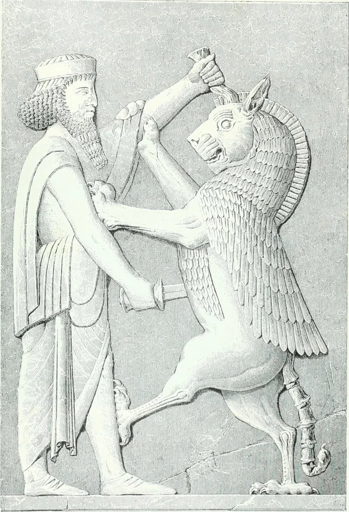 An illustration from Weltgeschichte der Kunst bis zur Erbauung der Sophienkirche, 1888, leaf 142
