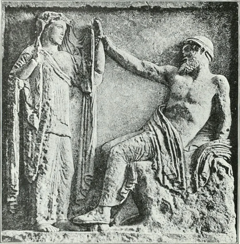 An illustration from Weltgeschichte der Kunst bis zur Erbauung der Sophienkirche, 1888, leaf 163