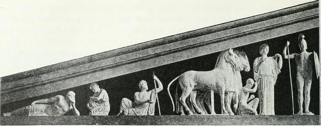 An illustration from Weltgeschichte der Kunst bis zur Erbauung der Sophienkirche, 1888, leaf 167