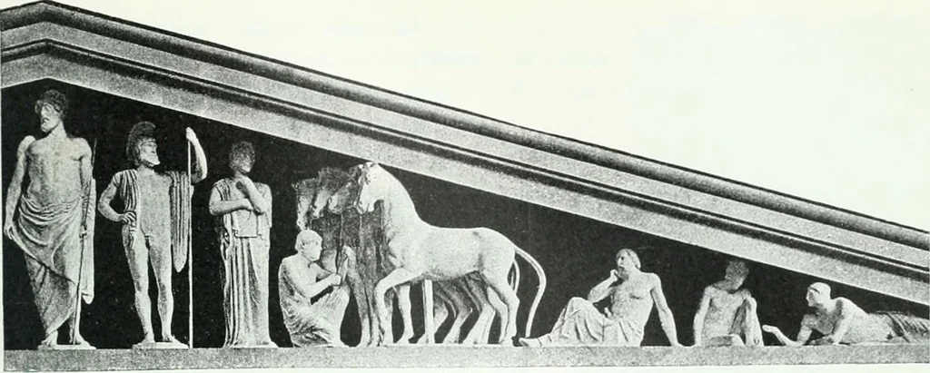 An illustration from Weltgeschichte der Kunst bis zur Erbauung der Sophienkirche, 1888, leaf 168