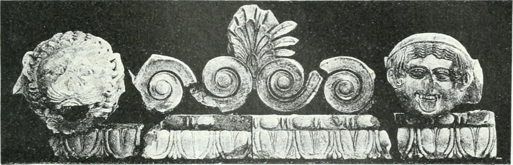 An illustration from Weltgeschichte der Kunst bis zur Erbauung der Sophienkirche, 1888, leaf 172