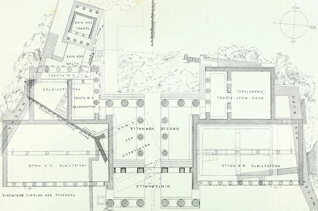 An illustration from Weltgeschichte der Kunst bis zur Erbauung der Sophienkirche, 1888, leaf 180