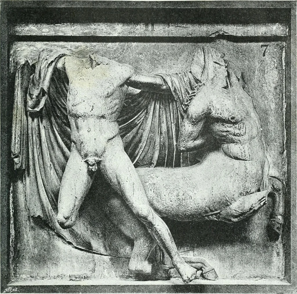 An illustration from Weltgeschichte der Kunst bis zur Erbauung der Sophienkirche, 1888, leaf 196