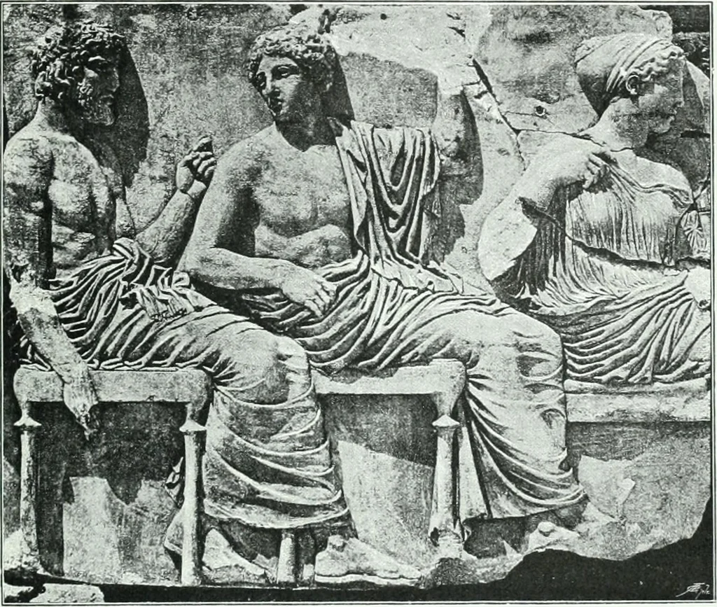 An illustration from Weltgeschichte der Kunst bis zur Erbauung der Sophienkirche, 1888, leaf 198
