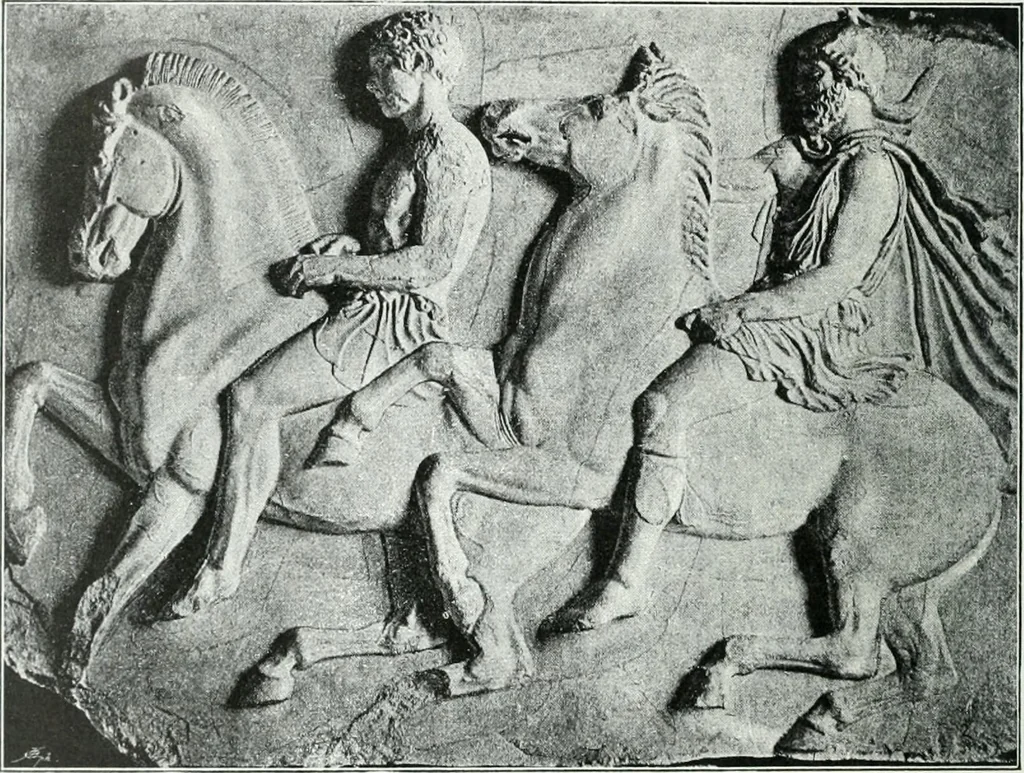 An illustration from Weltgeschichte der Kunst bis zur Erbauung der Sophienkirche, 1888, leaf 201