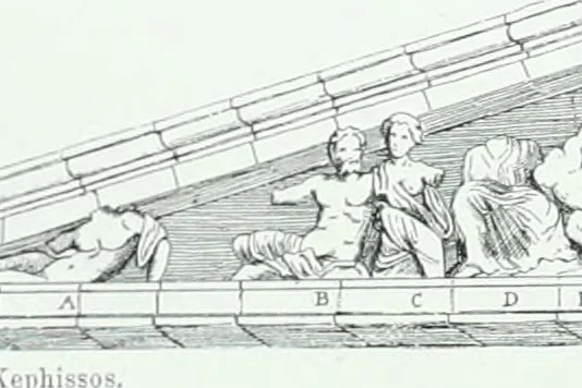 An illustration from Weltgeschichte der Kunst bis zur Erbauung der Sophienkirche, 1888, leaf 204