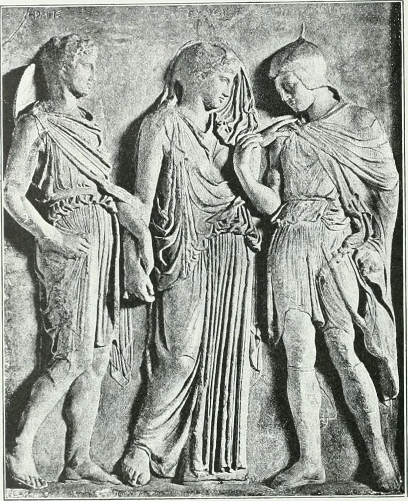 An illustration from Weltgeschichte der Kunst bis zur Erbauung der Sophienkirche, 1888, leaf 211