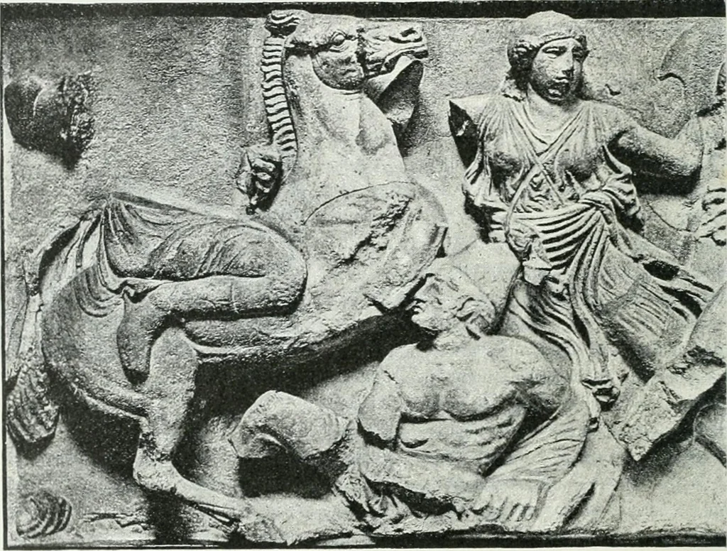 An illustration from Weltgeschichte der Kunst bis zur Erbauung der Sophienkirche, 1888, leaf 219