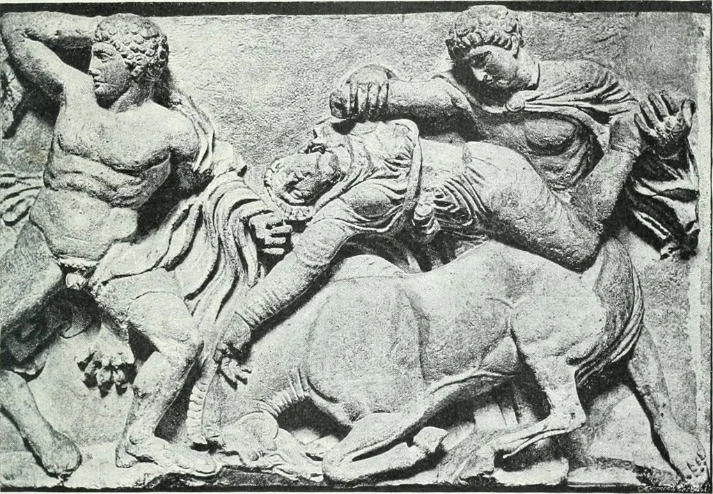 An illustration from Weltgeschichte der Kunst bis zur Erbauung der Sophienkirche, 1888, leaf 220