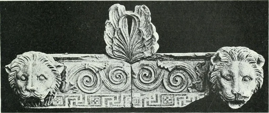 An illustration from Weltgeschichte der Kunst bis zur Erbauung der Sophienkirche, 1888, leaf 228