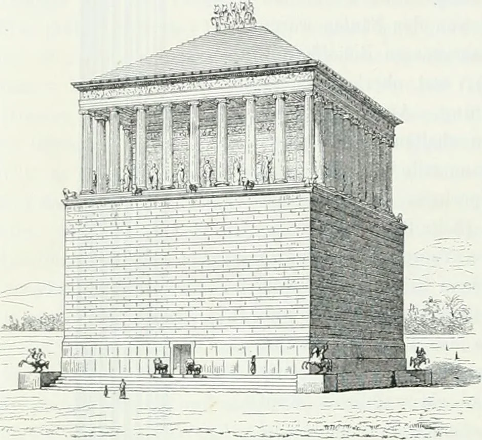 An illustration from Weltgeschichte der Kunst bis zur Erbauung der Sophienkirche, 1888, leaf 251