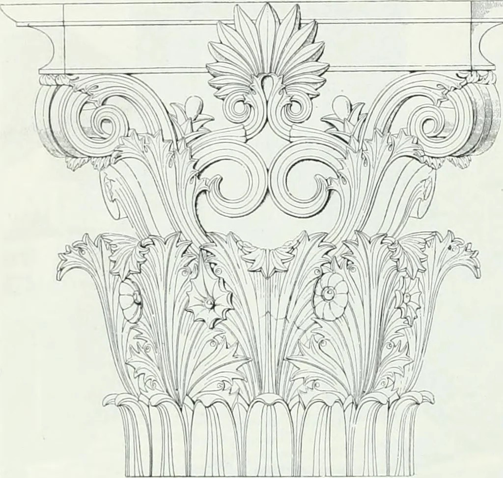 An illustration from Weltgeschichte der Kunst bis zur Erbauung der Sophienkirche, 1888, leaf 253