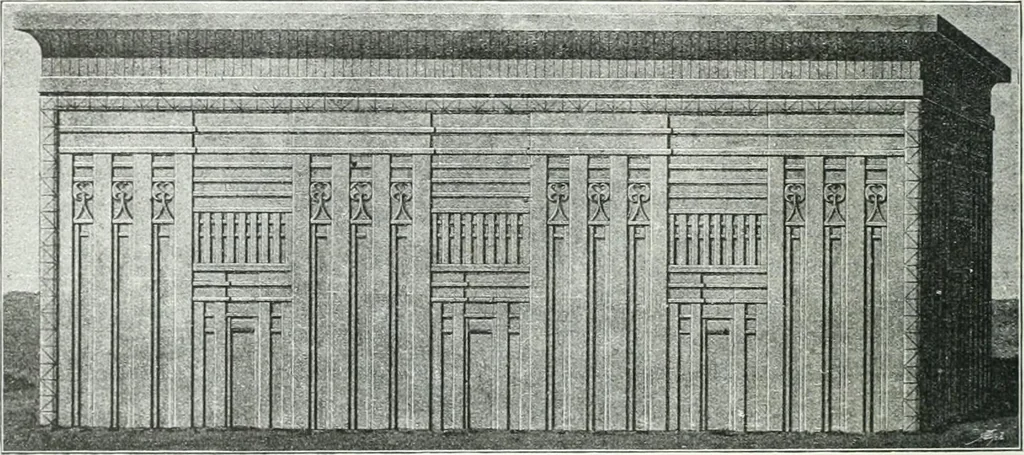 An illustration from Weltgeschichte der Kunst bis zur Erbauung der Sophienkirche, 1888, leaf 31