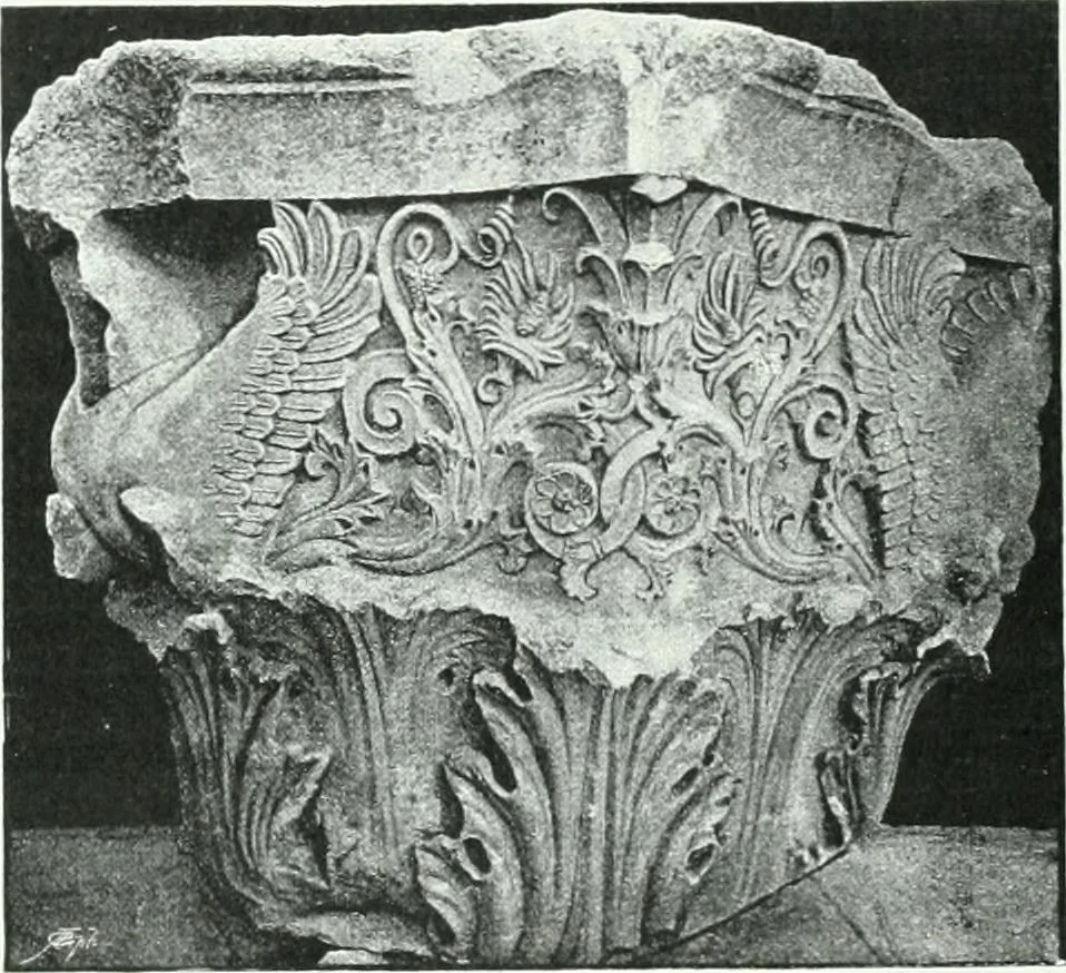 An illustration from Weltgeschichte der Kunst bis zur Erbauung der Sophienkirche, 1888, leaf 338