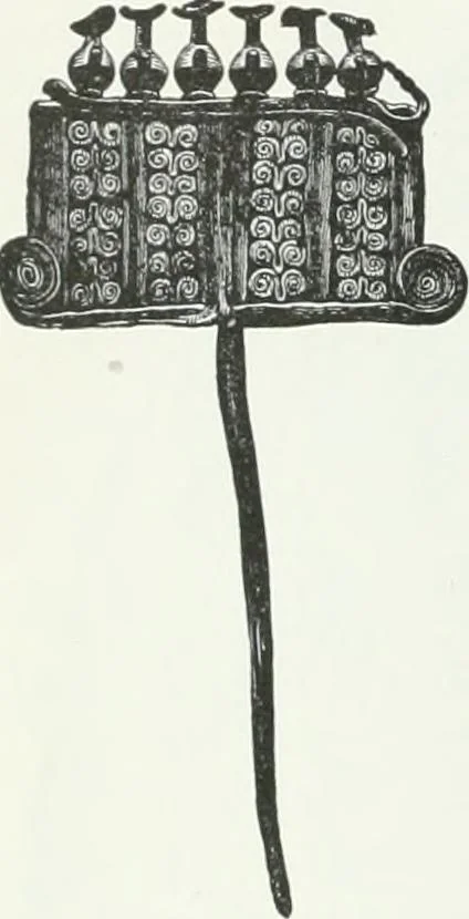 An illustration from Weltgeschichte der Kunst bis zur Erbauung der Sophienkirche, 1888, leaf 37