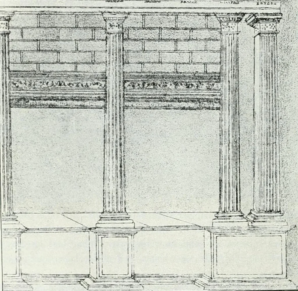 An illustration from Weltgeschichte der Kunst bis zur Erbauung der Sophienkirche, 1888, leaf 379