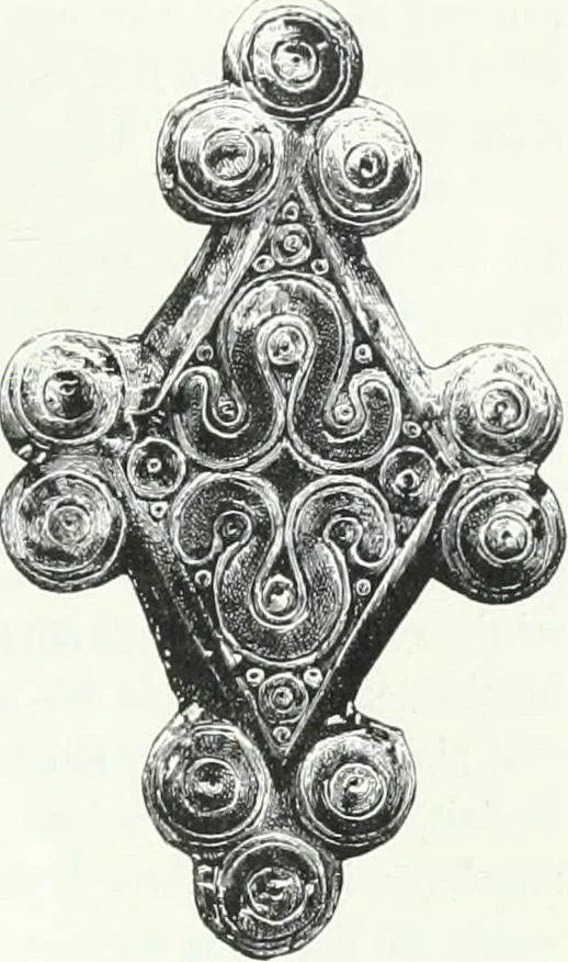 An illustration from Weltgeschichte der Kunst bis zur Erbauung der Sophienkirche, 1888, leaf 38