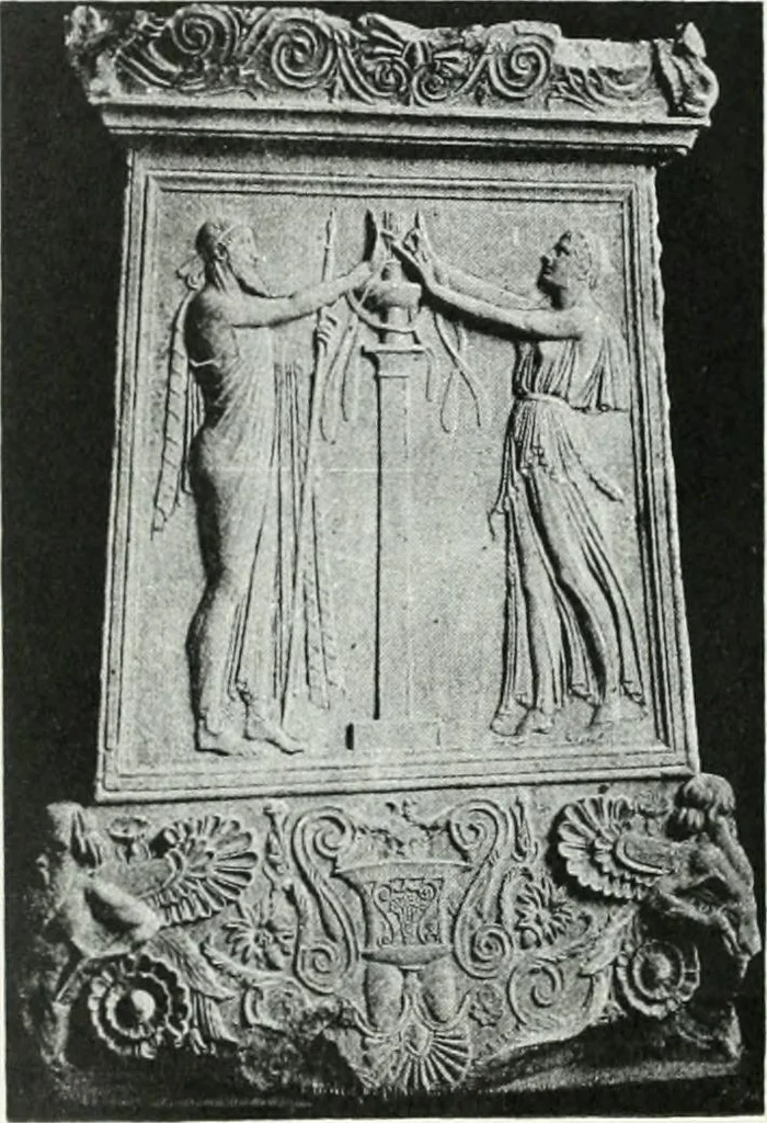 An illustration from Weltgeschichte der Kunst bis zur Erbauung der Sophienkirche, 1888, leaf 389