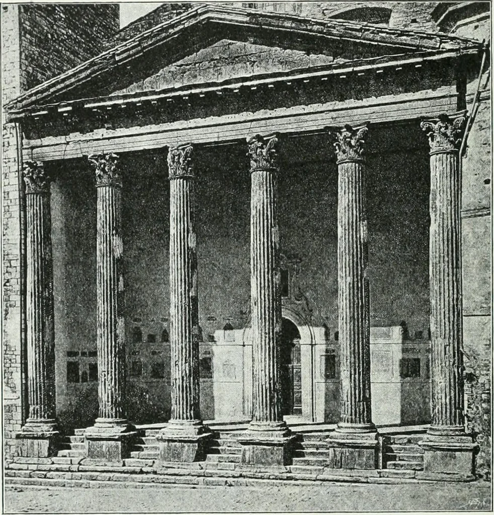 An illustration from Weltgeschichte der Kunst bis zur Erbauung der Sophienkirche, 1888, leaf 399