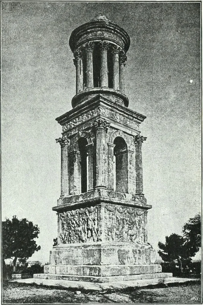 An illustration from Weltgeschichte der Kunst bis zur Erbauung der Sophienkirche, 1888, leaf 402