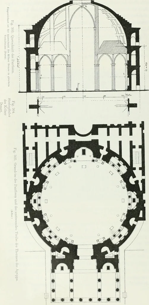 An illustration from Weltgeschichte der Kunst bis zur Erbauung der Sophienkirche, 1888, leaf 405