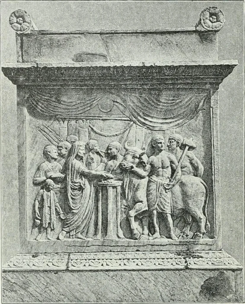 An illustration from Weltgeschichte der Kunst bis zur Erbauung der Sophienkirche, 1888, leaf 411