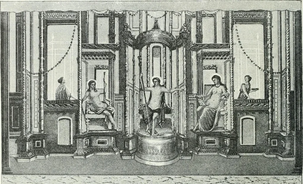 An illustration from Weltgeschichte der Kunst bis zur Erbauung der Sophienkirche, 1888, leaf 415