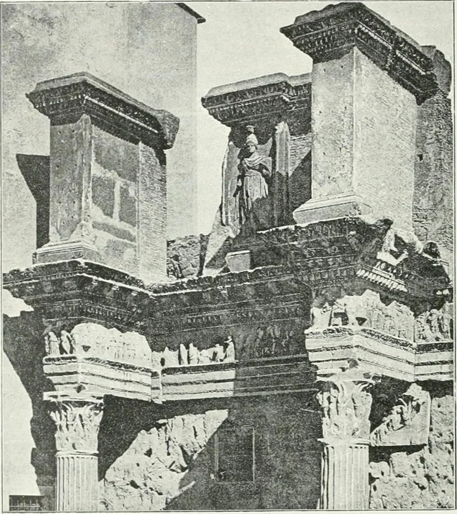 An illustration from Weltgeschichte der Kunst bis zur Erbauung der Sophienkirche, 1888, leaf 425