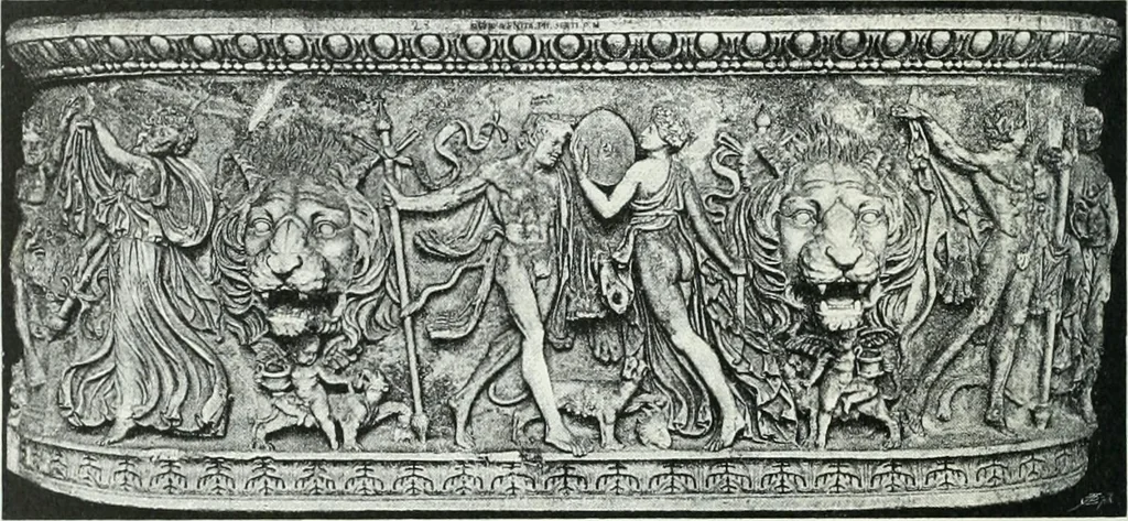 An illustration from Weltgeschichte der Kunst bis zur Erbauung der Sophienkirche, 1888, leaf 455