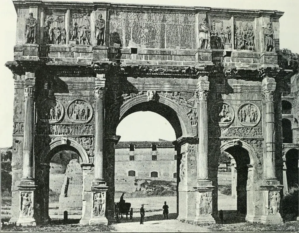 An illustration from Weltgeschichte der Kunst bis zur Erbauung der Sophienkirche, 1888, leaf 467